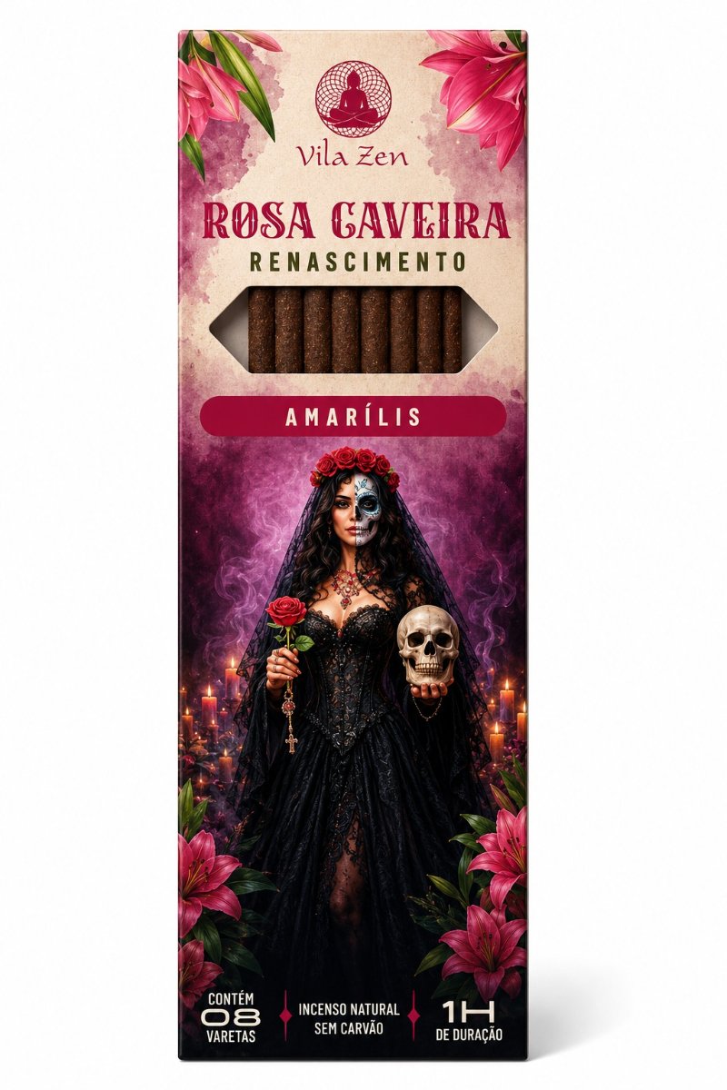 incenso-vila-zen-rosa-caveira-renascimento-amarilis-forca-viva