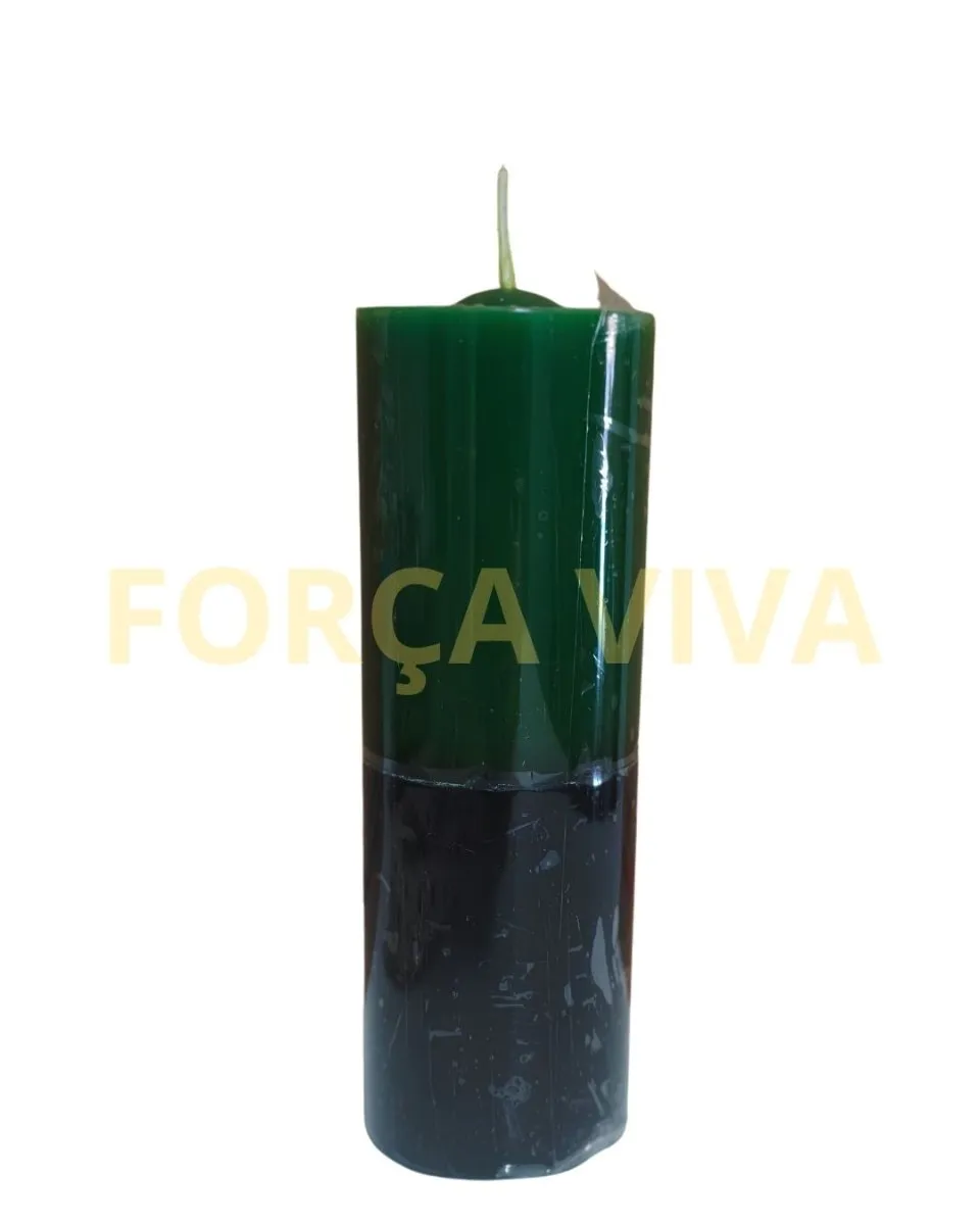 vela-ritual-7-dias-bicolor-verde-preto-forca-viva