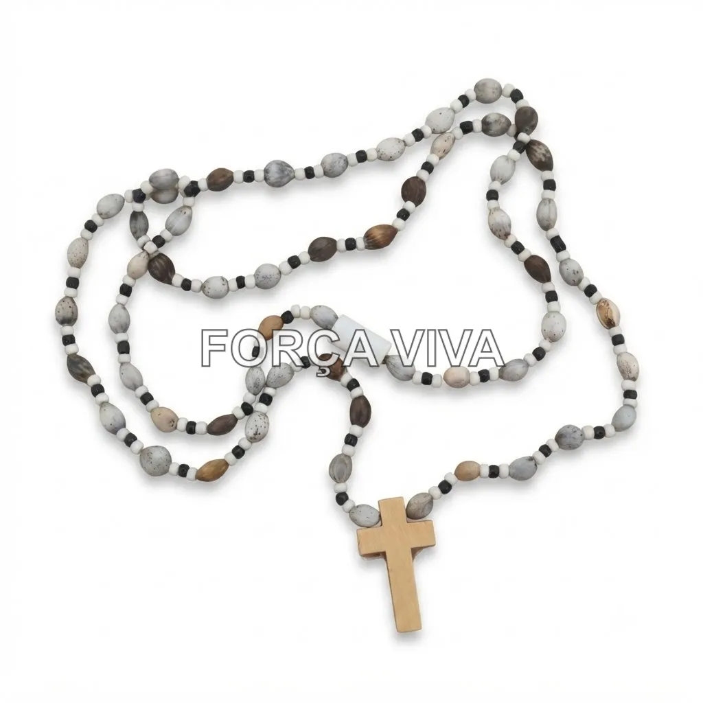 Guia de Lágrima de Nossa Senhora com Miçanga 55cm
