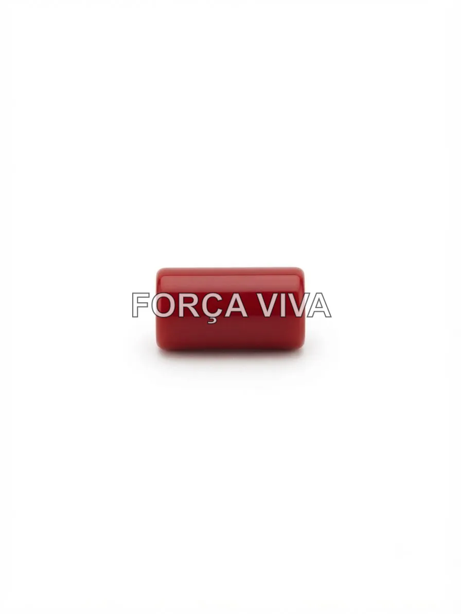 Firma Vermelha de Porcelana 2cm | Força Viva