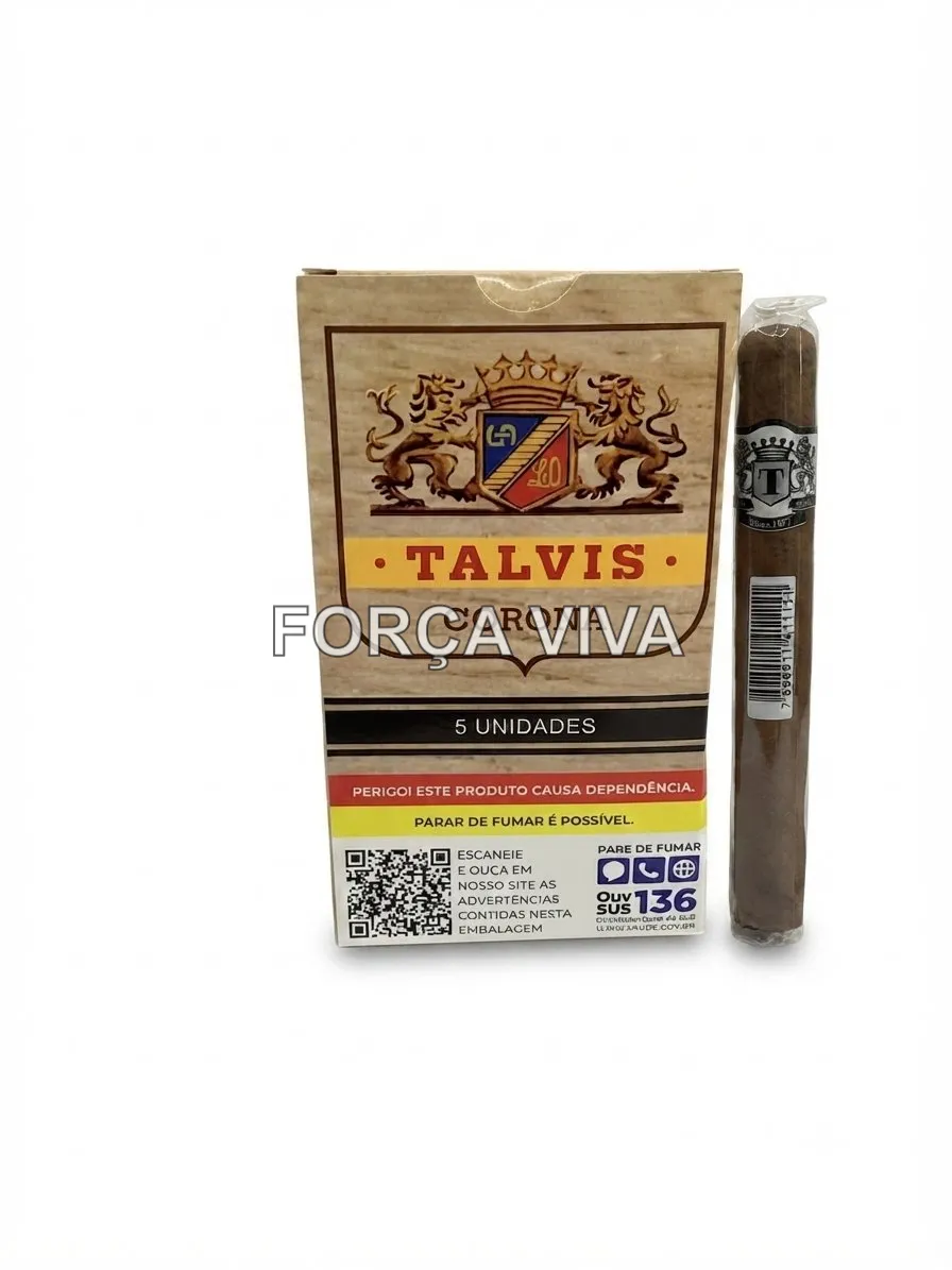 Charuto Talvis Natural Caixa com 5 Unidades | Força Viva