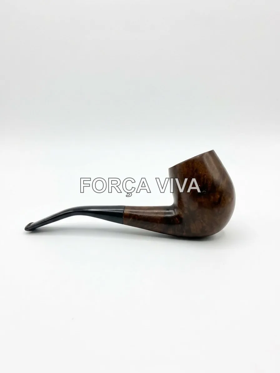 Cachimbo de Madeira Lisa Polida com Piteira | Força Viva