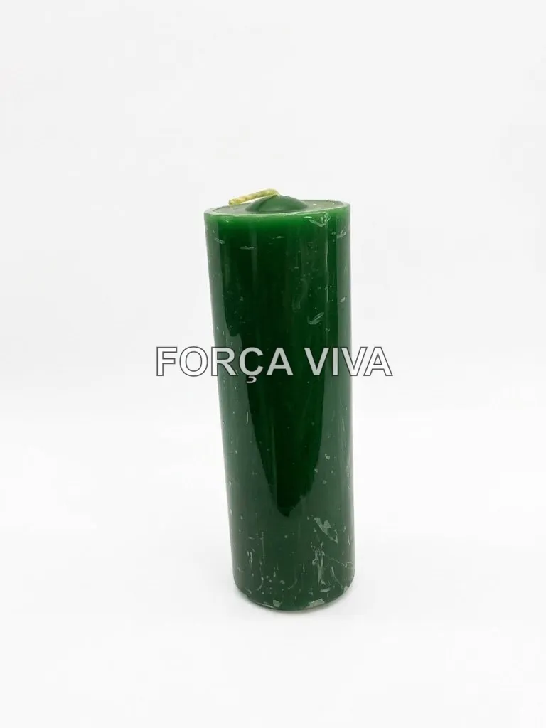 Vela de 7 Dias Verde - Força Viva