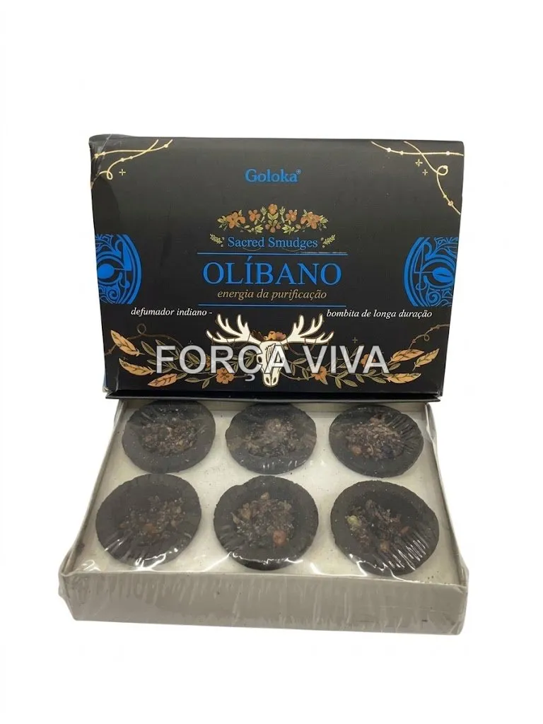 Defumador Indiano Goloka Olíbano - Força Viva